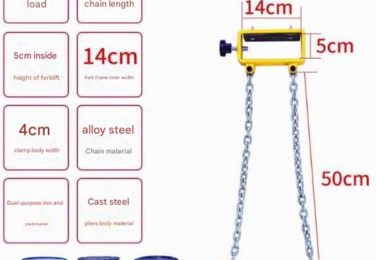 Forklift Oil Drum Lifting Clamp - Forklift oil drum clamp 2