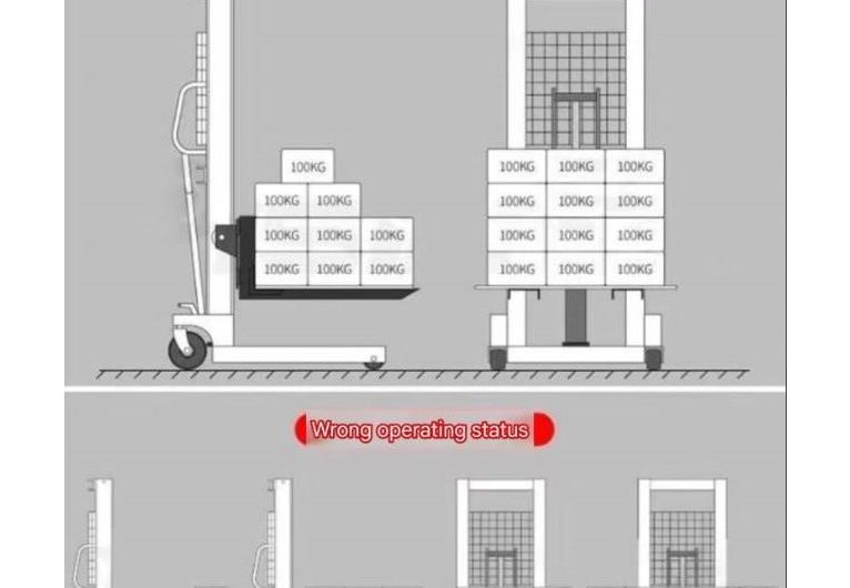 Manual Hydraulic Stacker 1 Ton - Manual hydraulic stacker 2