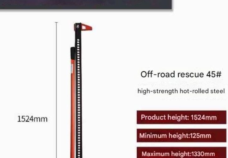 Off-Road Farm Jack 60 inch (Mechanical Climbing Jack) - Off-road farm jack 2
